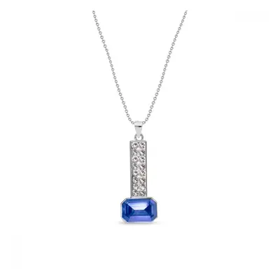 Náhrdelník modrý se Swarovski Elements Royal Wand NFM2602CSA Sapphire