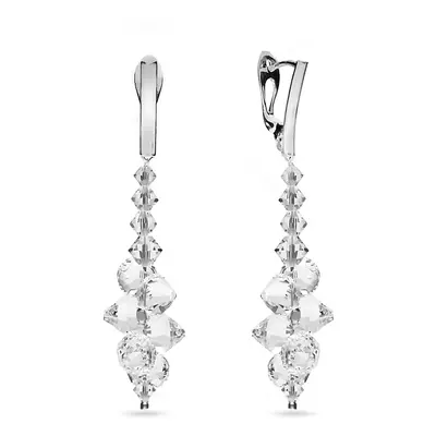 Náušnice se Swarovski Elements Bicone KW63015301C Krystal