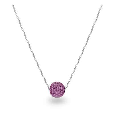 Náhrdelník se Swarovski Elements kulička Amethyst