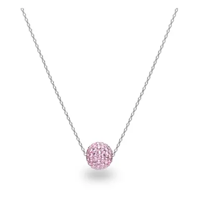 Náhrdelník se Swarovski Elements kulička Light Rose