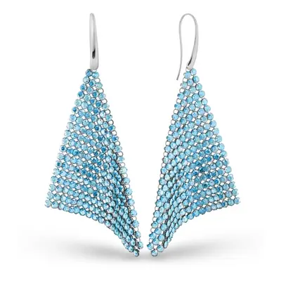 Náušnice se Swarovski Elements Chic KWMESH18AQ Aqua