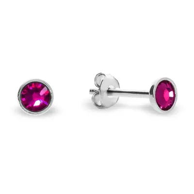 Náušnice červené se Swarovski Elements Pinpoint Studs K2038SS10RU Ruby