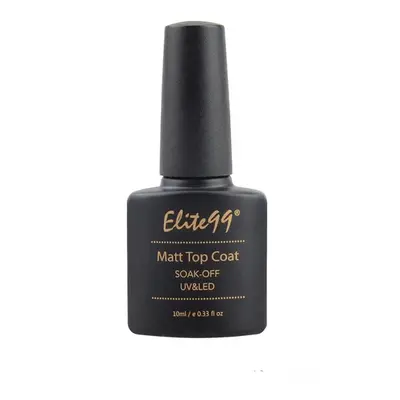 Elite99 Elite99, Gel lak na nehty, Matt Top coat, 7,3 ml