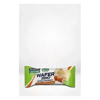 Whynature Wafer Zero - čokoládová oplatka s proteinem POČET KUSŮ: 10, Příchuť: Slaný karamel s b