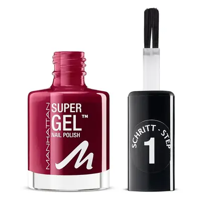 Manhattan Manhattan, super gel, lak na nehty, odstín Seductive Red, 12 ml