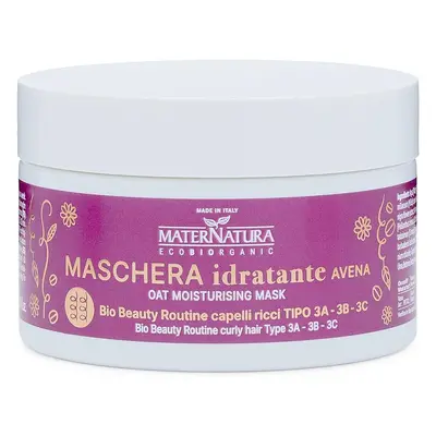 Maternatura Maternatura, Maschera Idratante, ovesná hydratační maska pro kudrnaté vlasy, 200 ml