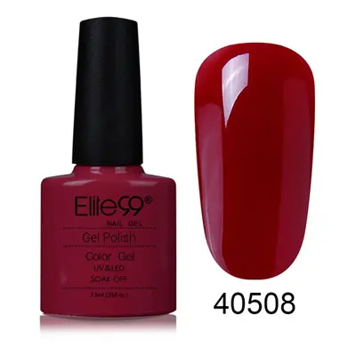 Elite99 Elite99, Gel lak na nehty, odstín Fuchsia Red, 7,3 ml