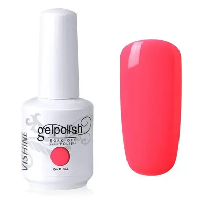 Vishine Gelpolish Lacquer Lesklá barva Soak Off UV LED gelový lak na nehty profesionální manikúr