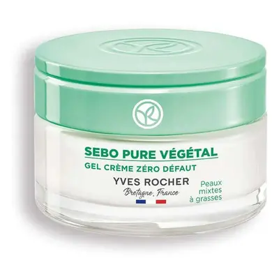 Yves Rocher Sebo Pure Vegetal Gel Cream Zero Blemish Boreal Tea Power Combination Oily Skin Solu