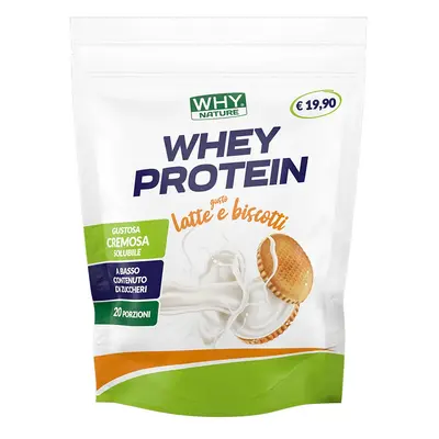 Whysport Whey protein - proteinový prášek - 400 g Příchuť: Mléko a sušenky