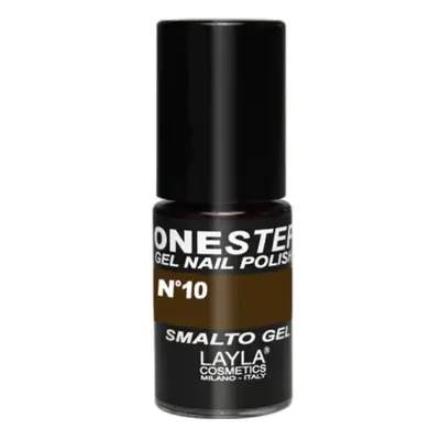 Layla Cosmetics, gel lak na nehty One Step, odstín Red in Brown, 10 ml