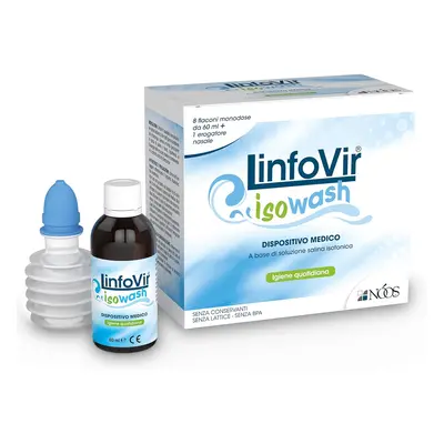 LinfoVir ISOWASH Výplach nosu - 8x60ml