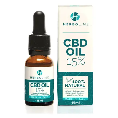 Herboline CBD konopný olej 15%, 15ml