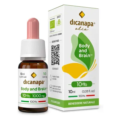 dicanapa dicanapa, Body and Brain, CBD 10%, 10 ml