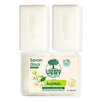 Savon doux Savon doux- Jasmin soap 2x100g