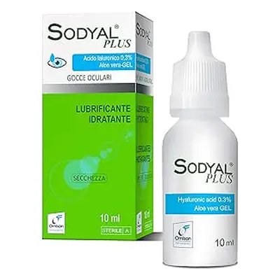 Oční kapky Omisan Sodyal Plus s aloe vera a 0,3 % hyaluronu 10 ml (Bez krabice)