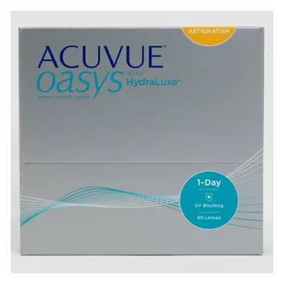 ACUVUE oasys 1-Day s technologií HydraLuxe pro astigmatismus (90ks)-2.25