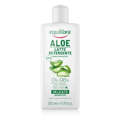 EQUILIBRA Čisticí mléko s aloe Sensitive 200ml