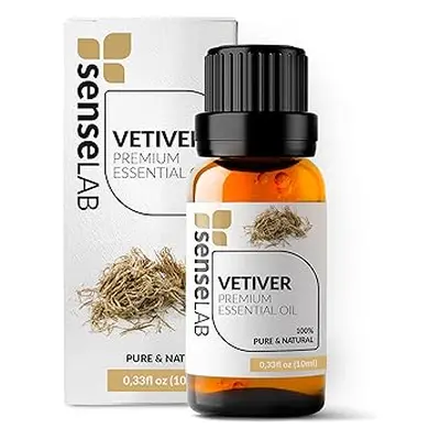 SenseLAB SenseLAB- Esenciální olej Vetiver - 100% čistý extrakt Vetiver Oil 10ml