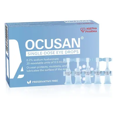 OCUSAN Jednodávkové oční kapky 20 x 0,5ml