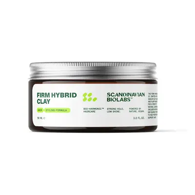 Scandinavian Biolabs Pevný hybridní jíl na vlasy Silná fixace, 90 ml