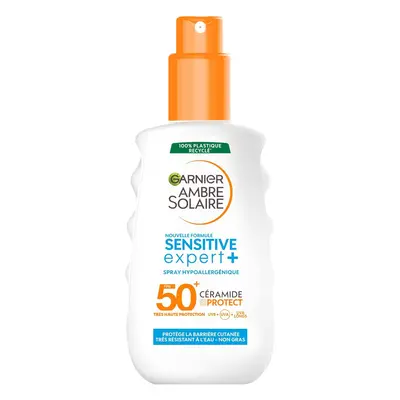 Garnier Ambre Solaire Sensitive Expert+ - Hypoalergenní sprej na opalováníFPS50+, 150ml