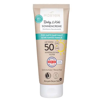 MABYEN Baby & Kids Sun Cream SPF50, 100ml