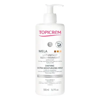 TOPICREM Ultra-hydratační mléko MELA SPF15, 500ml