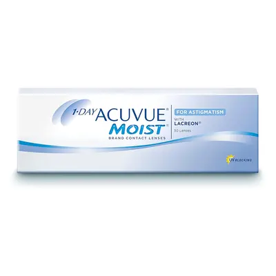 1 Day ACUVUE MOIST pro ASTIGMATISMUS čočky 30 ks -1.00-neúplné balení