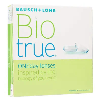 Biotrue BAUSCH + LOMB ONEday jednodenní kontaktní čočky 90ks+3,25