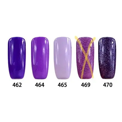 Vishine - gel polish Color, soak off, 4 x 8ml 462, 464, 465, 470