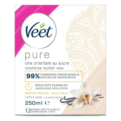 Veet Cukrová pasta na odstraňování chloupků 250ml (Výrobek je bez krabičky)