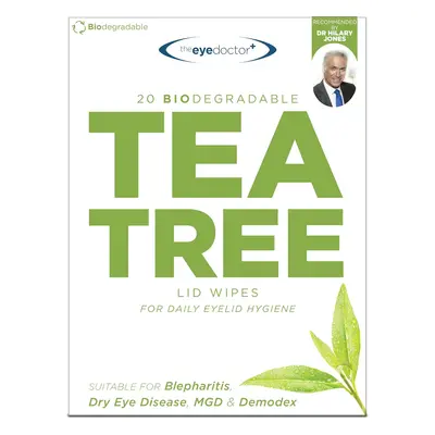 The Eye Doctor Tea Tree - 20x jednorázové oční ubrousky