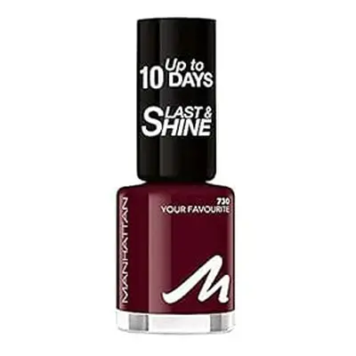 Lak na nehty 730 Manhattan Last & Shine, 8 ml