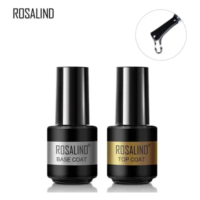 ROSALIND Base Coat Top Coat UV lak , základní lak a vrchní lak 2x10ml,