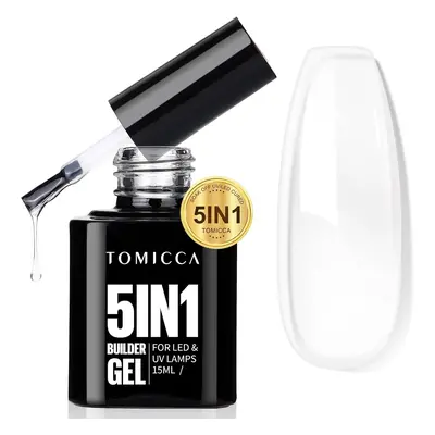 TOMICCA 5v1 Builder Base posilující gel 15ml,vodstín 002