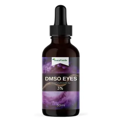 AuraVerde DMSO EYES 3% zklidňuje podrážděné oči, 50 ml