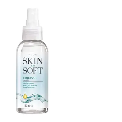 Avon Skin So Soft Original Suchý olejový tělový sprej s jojobou 150 ml