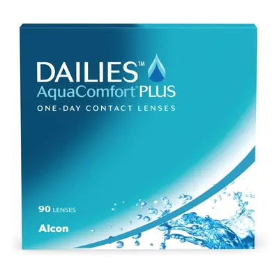 ALCON DAILIES AquaComfort Plus Denní kontaktní čočky 90ks (PWR: +3.75)