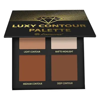 Lamora Contour Palette Powder 4 vysoce pigmentované matné barvy