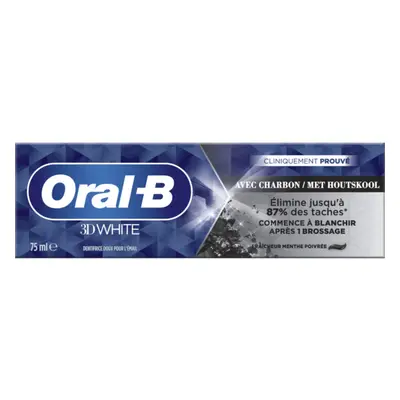 Oral-B 3D White s aktivním uhlím 75ml (bez krabičky)