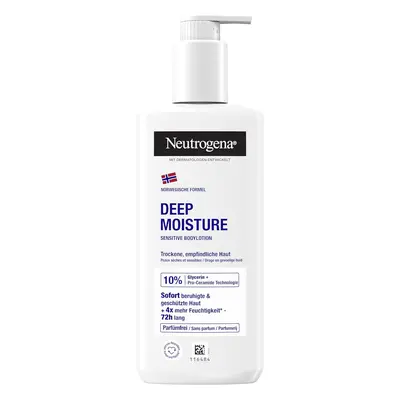 Neutrogena Deep Moisture Sensitive tělové mléko 250 ml