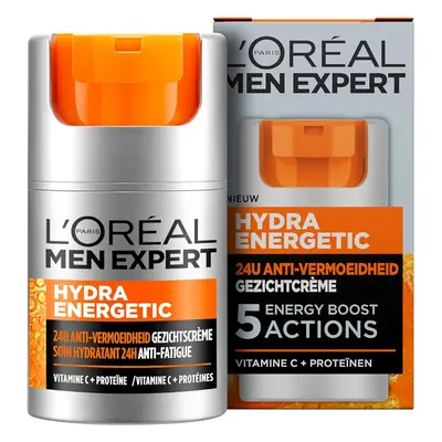 L'Oréal L'Oréal, Men Expert Hydra Energy, proti známkám unavené pleti, 50 ml