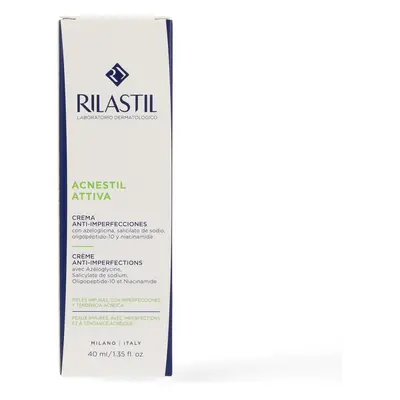 Rilastil Acnestil Active Cream, pro smíšenou, mastnou a aknózní pleť, 40 ml