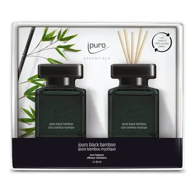 ipuro - Essentials Room Fragrance Black Bamboo 2 x 50 ml Osviežovač miestnosti