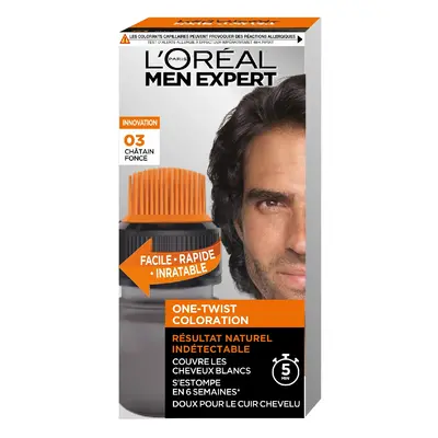 L'Oréal Permanentní barva na vlasy L'Oreal Paris Men Expert One Twist Mess Free 03