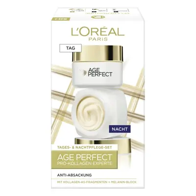 L'ORÉAL PARIS Age Perfect Classic Collagen Expert Face Cream Set s denním a nočním krémem, 2x50m