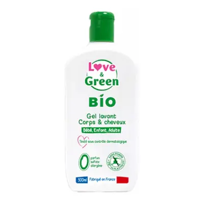 Love & Green Organic Hair & Body Wash 500 ml