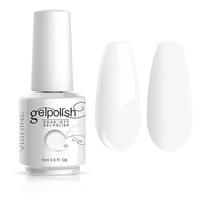 Vishine Gelpolish Professional UV LED Lak na nehty White 15ml