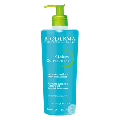 Bioderma Bioderma, Sebium Gel Moussant, čistící gel, 500 ml